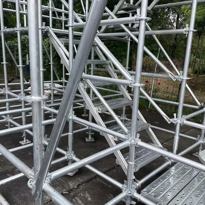 Max Height ≤30m Ringlock Ledger with Vertical Load Capacity ≥45KN
