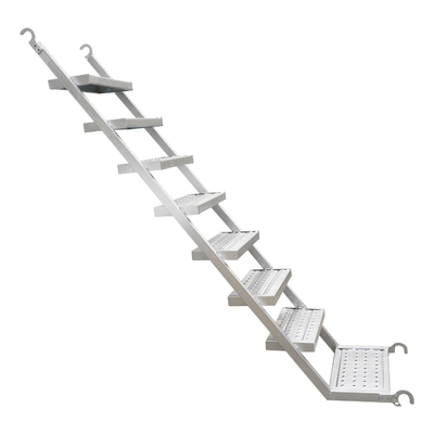 Lightweight Silver Scaffolding Climbing Ladders with 50cm Step Width