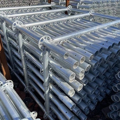 Professional Construction Ringlock System Vertical Standard Scaffolding Accessories