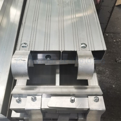 Non-slip Surface 48.26cm Aluminum Platform Plank With Hook For Construction