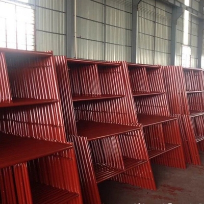 Construction Scaffolding Materials Quality Powder Coated Galvanized H Step Frame