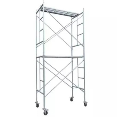 Pre-galvanized Walk Thru Frame Scaffold with Gravity Lock for High Rise Projects