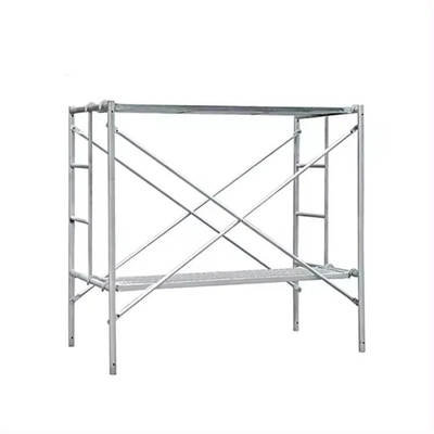 Pre-galvanized Walk Thru Frame Scaffold with Gravity Lock for High Rise Projects