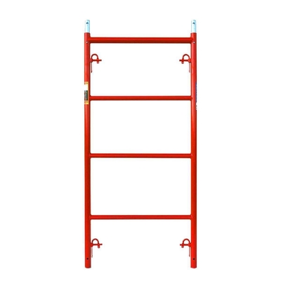 Construction Scaffolding Materials Quality Powder Coated Galvanized H Step Frame