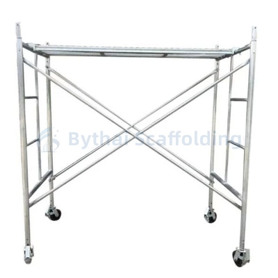 Pre-galvanized Scaffold Walk Thru Frame Components For High Rise Construction