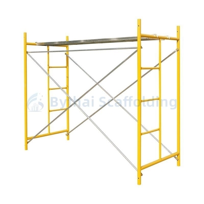 Layher Scaffold System Q355 HDG Walk Thru Frame for High Rise Projects