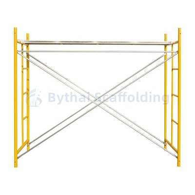 Layher Scaffold System Q355 HDG Walk Thru Frame for High Rise Projects
