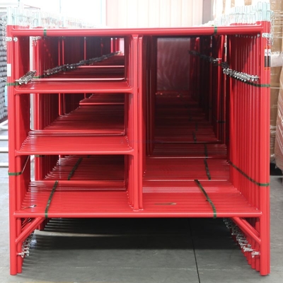 Galvanized Waco Style Steel Scaffold System Mason Frame Construction