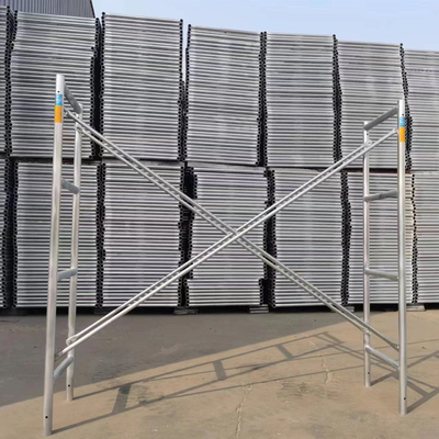 High Load Capacity H Frame Scaffolding Steel Various Sizes Versatility Vanguard Manufacturer