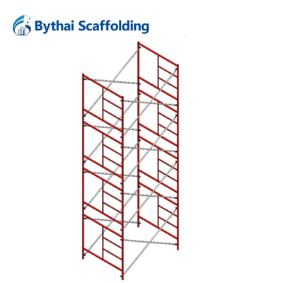 Panama Mason Frame Scaffolding 1000kg Load Capacity Screw Jack Component for Construction