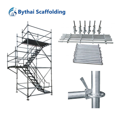 Professional Construction Ringlock System Vertical Standard Scaffolding Accessories