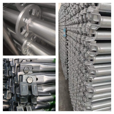 Wedge Lock Construction Scaffolding Materials Steel Galvanized Ringlock System