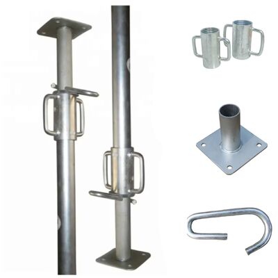 2026 Middle Duty Italian Type Adjustable Jack Post Scaffolding Props with internal Cup Nut