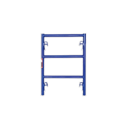 Heavy-Duty Industrial Use Blue Pre-Galvanized Metal Ladder Frame Scaffolding