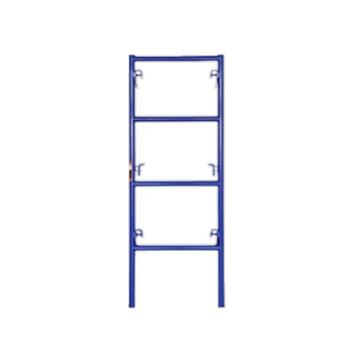 Heavy-Duty Industrial Use Blue Pre-Galvanized Metal Ladder Frame Scaffolding