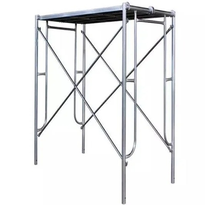 5" x 6' 4" Frame Scaffolding S-Style Walk Through Style Red Powder Coated Q355 Steel