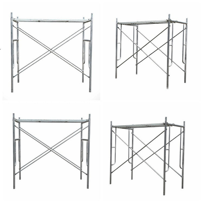 5" x 6' 4" Frame Scaffolding S-Style Walk Through Style Red Powder Coated Q355 Steel