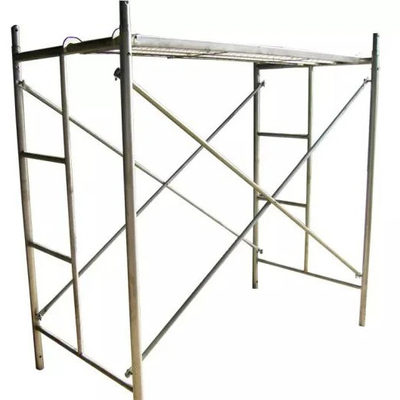 Powder Coated Q355 Steel  5'W X 6' 4''T X 7'L Mason Frame Scaffold Set For Construction