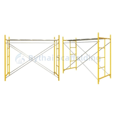Layher Scaffold System Q355 HDG Walk Thru Frame for High Rise Projects
